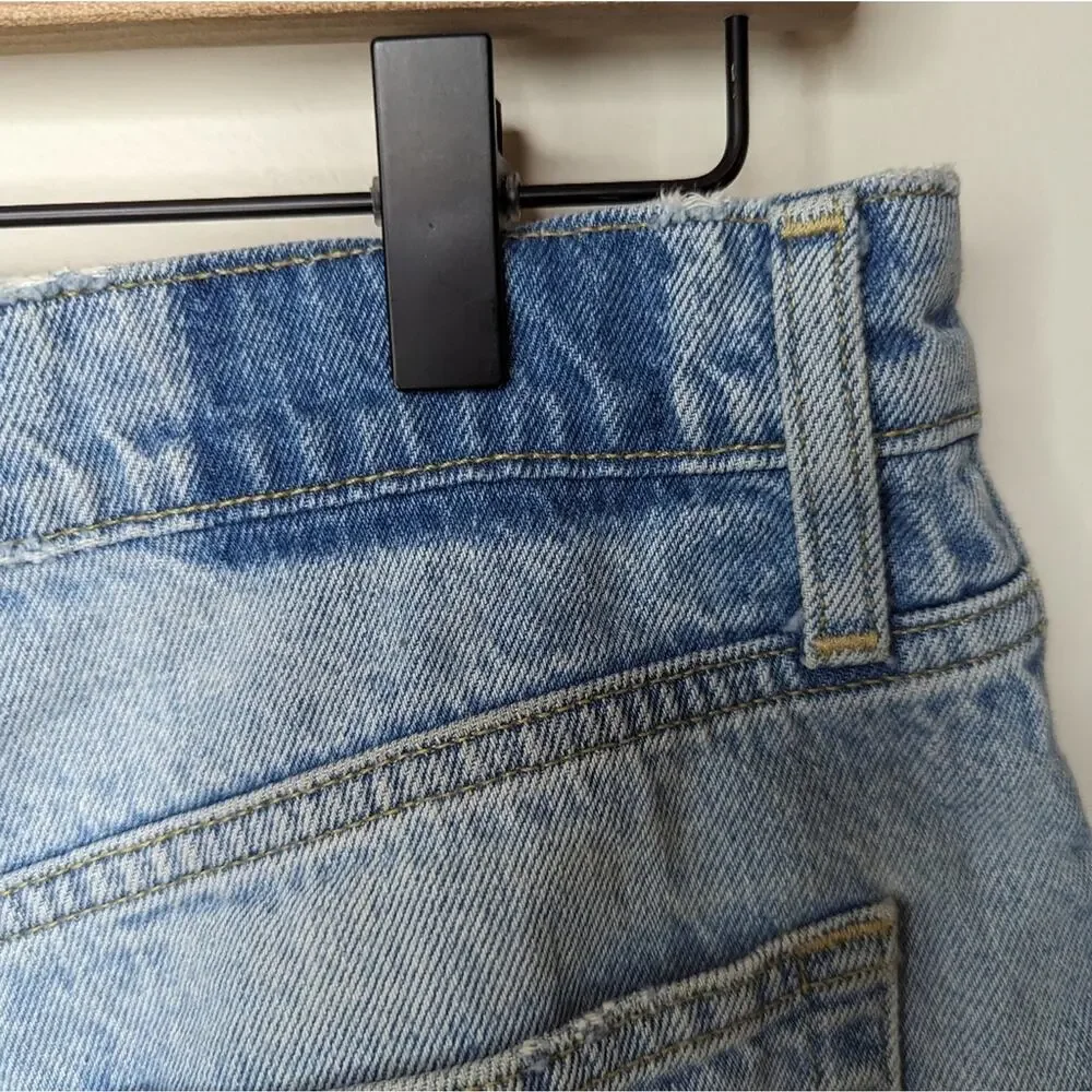Etica Sydney Raw Hem Denim Shorts | Size 30
